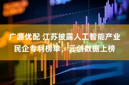 广源优配 江苏披露人工智能产业民企专利榜单，云创数据上榜